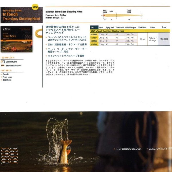 画像2: RIO InTouch Trout Spey Shooting Head (2)