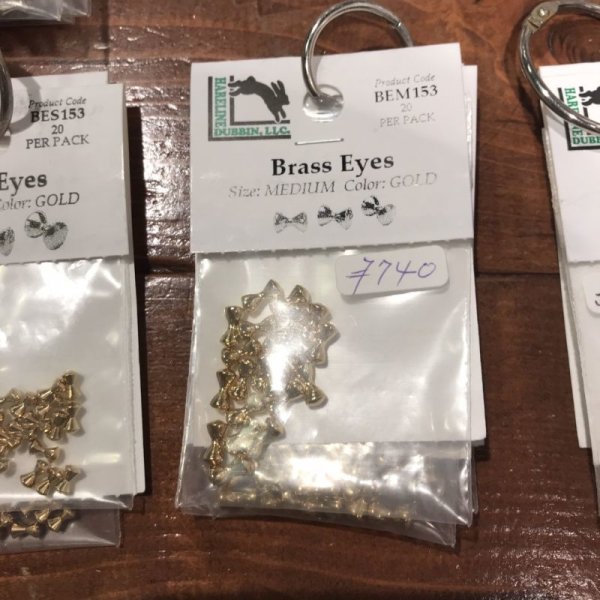 画像7: ヘアーライン社 /  Brass Eyes ダンベルアイ各種 (7)