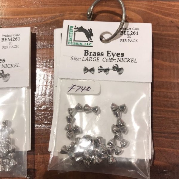 画像10: ヘアーライン社 /  Brass Eyes ダンベルアイ各種 (10)