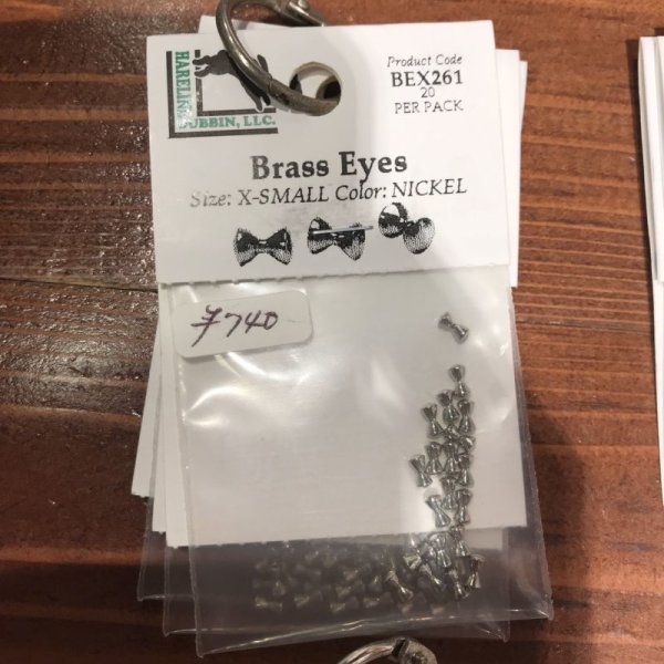 画像13: ヘアーライン社 /  Brass Eyes ダンベルアイ各種 (13)