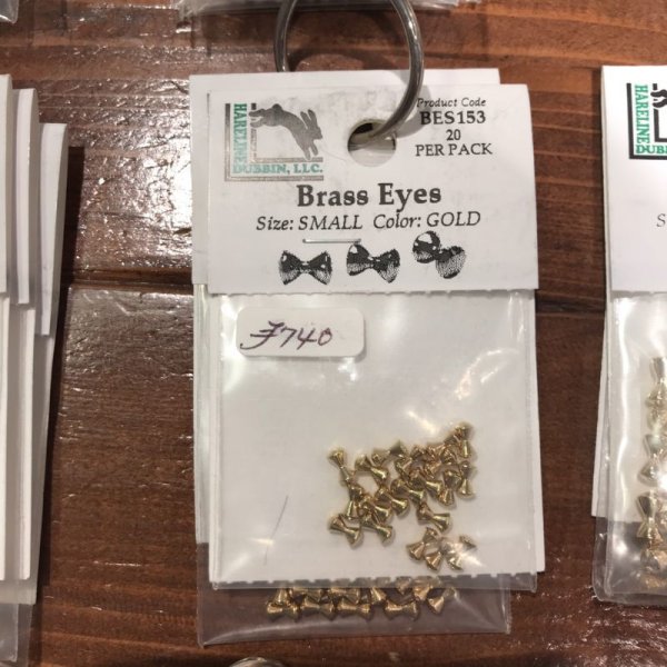 画像8: ヘアーライン社 /  Brass Eyes ダンベルアイ各種 (8)