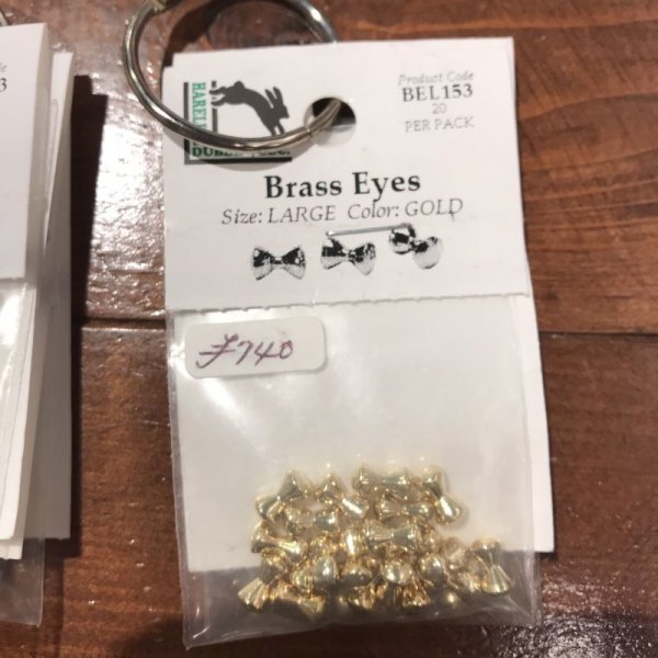 画像6: ヘアーライン社 /  Brass Eyes ダンベルアイ各種 (6)